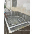 Fountaine d'eau en acier inoxydable facile installé